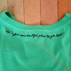 Sundry - Anthropologie Sweatshirt with Ruched Waistline - Medium